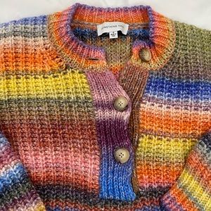 Something Navy rainbow sweater. Size small. Barely worn.